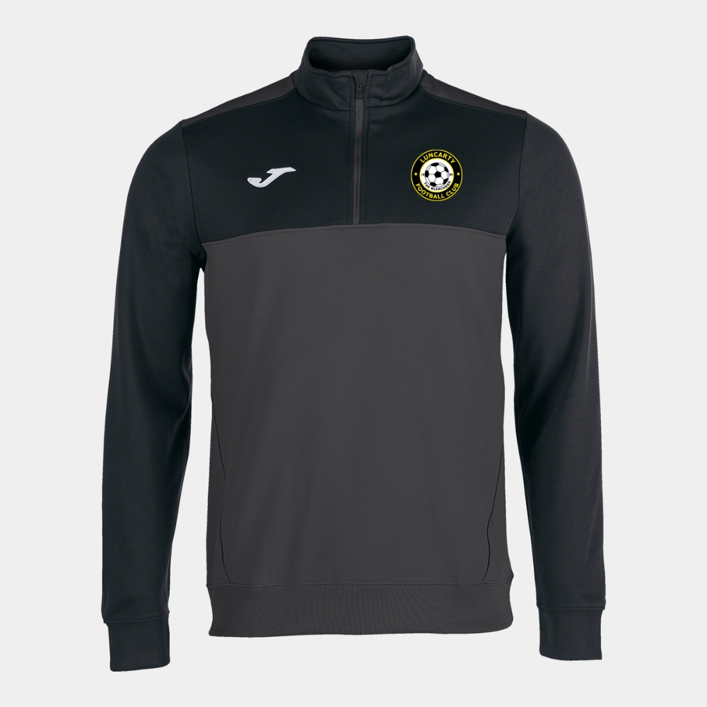 Winner Quarter Zip Grey Black