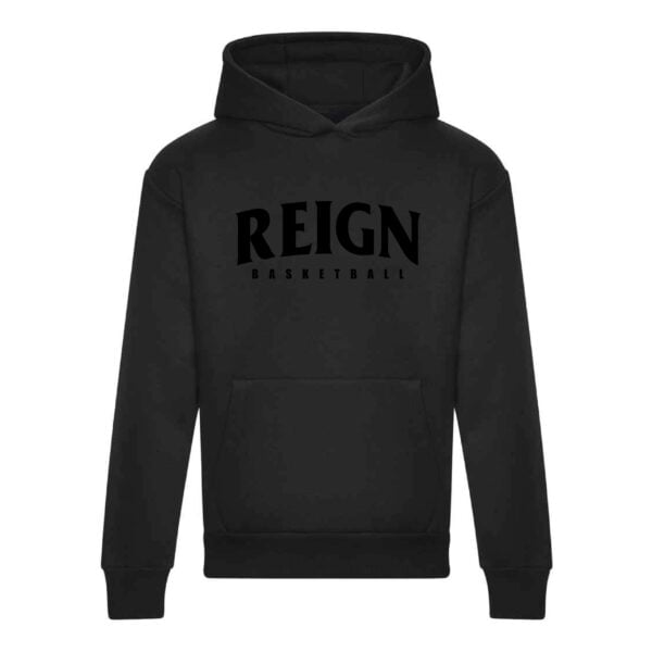 Dunfermline Reign Black Oversized Hoodie