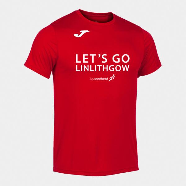 Let's Go Linlithgow T-Shirt Red