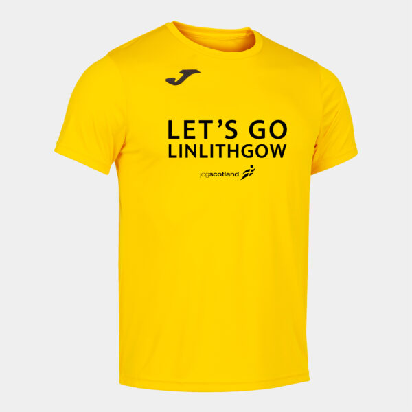 Let's Go Linlithgow T-Shirt Yellow