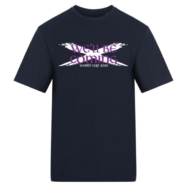 We'll Be Coming T-Shirt Navy