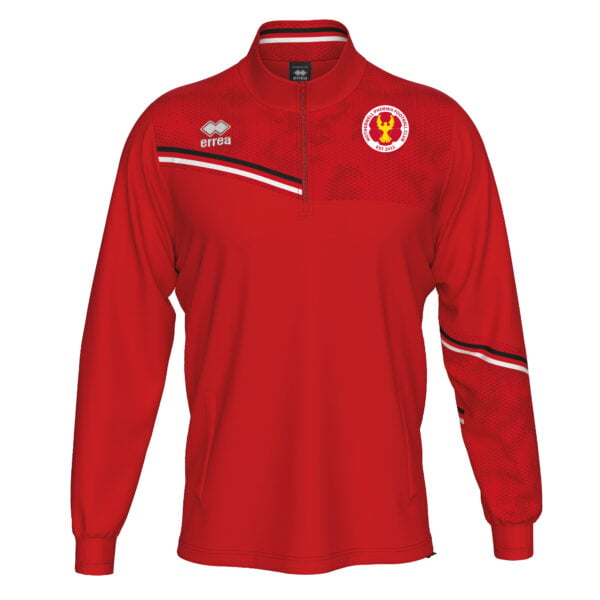 Motherwell Phoenix 1/4 Zip - Red Option 2
