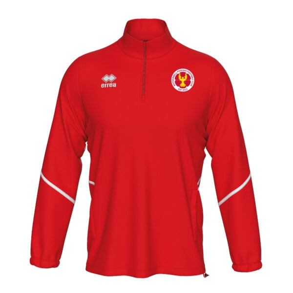 Motherwell Phoenix 1/4 Zip - Red Option 1